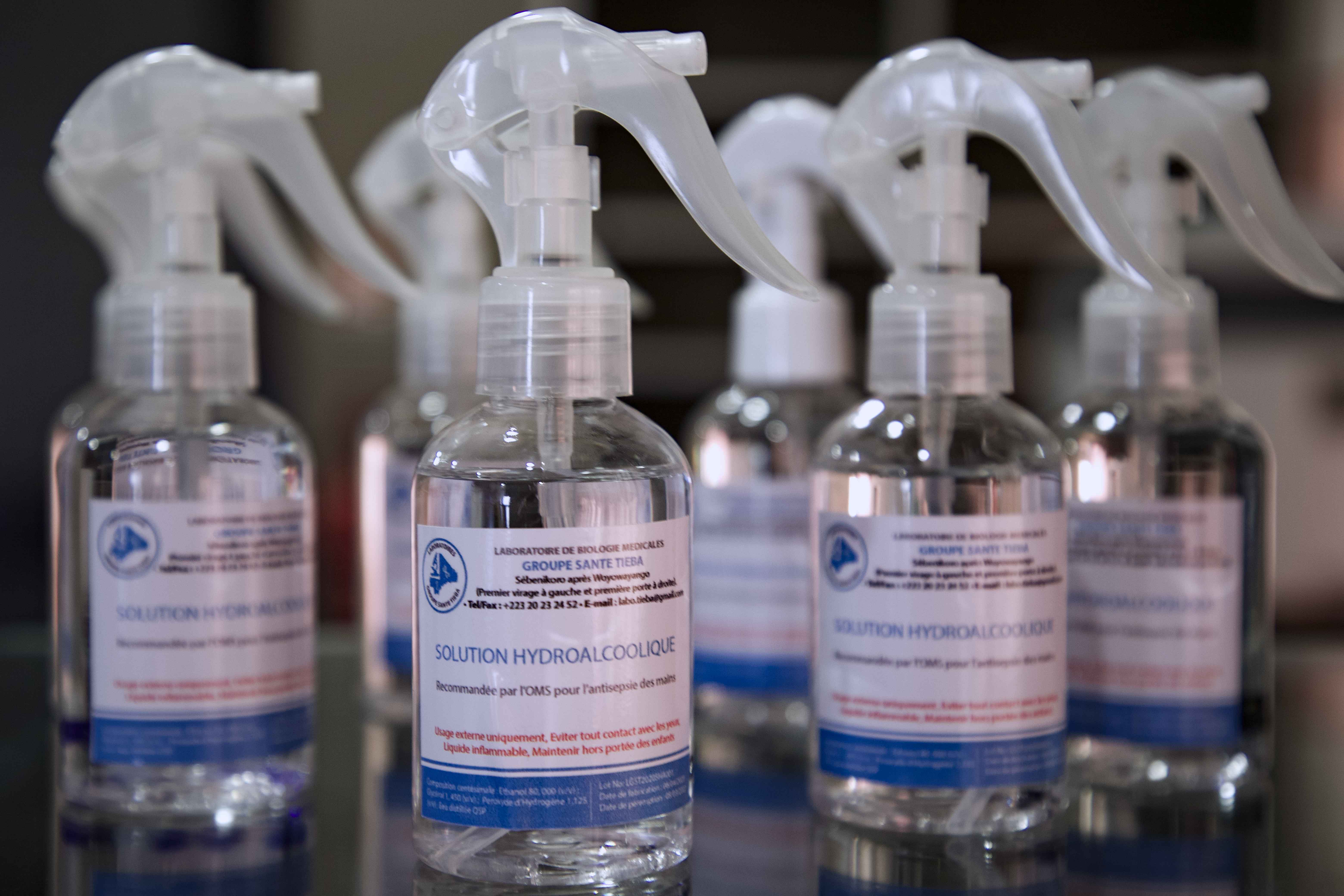 solution Hydro alcoolique laboratoire labo tieba